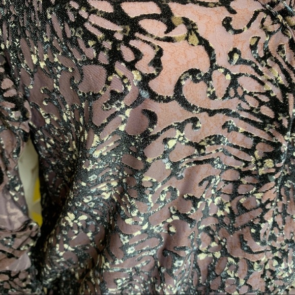 Vintage Havana Purple Boho Velvet Blouse - Picture 4 of 8